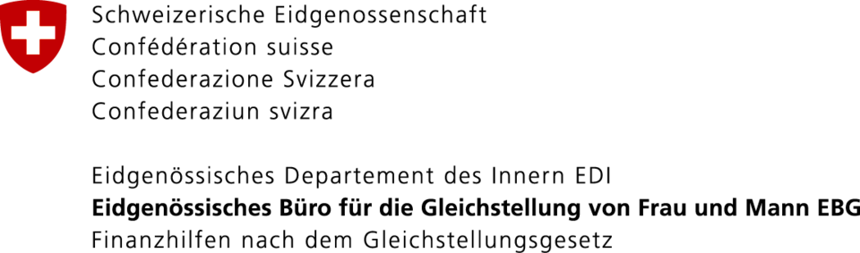 Logo des Eidgenössischen Büros für die Gleichstellung von Frau und MAnn EBG
