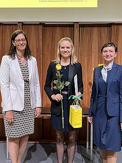 IBW-Direktorium mit Diplomandin