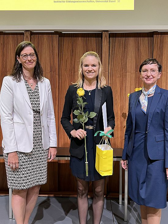 IBW-Direktorium mit Diplomandin