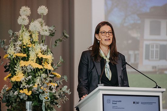 Susanne Metzger beim Vortrag