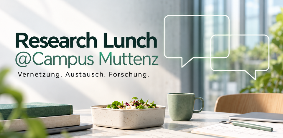 Bild Research Lunch bei aufgeschlagenen Büchern und Lunchbox