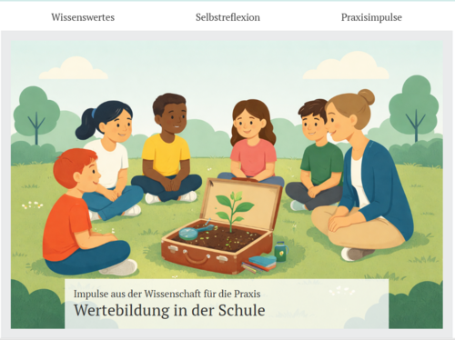 Screenshot Webseite wertebildung.unibas.ch
