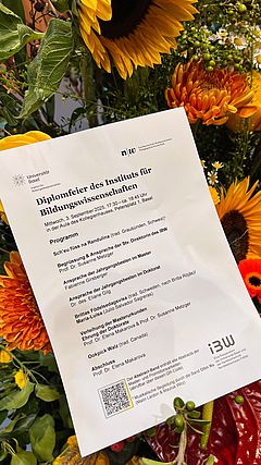 Ehrung einzelner Diplomand*innen - Diplomand*in mit Direktorium