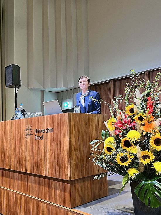 Elena Makarova bei der Rede