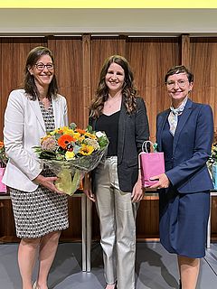 IBW-Direktorium mit Diplomandin