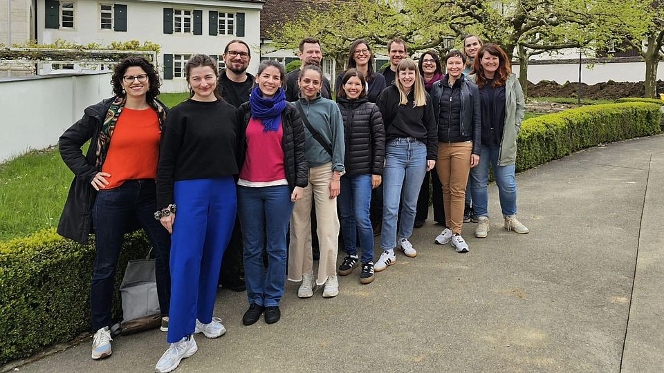 Doktorierende und Ausrichtende der Schreibretraite auf einem Gruppenfoto