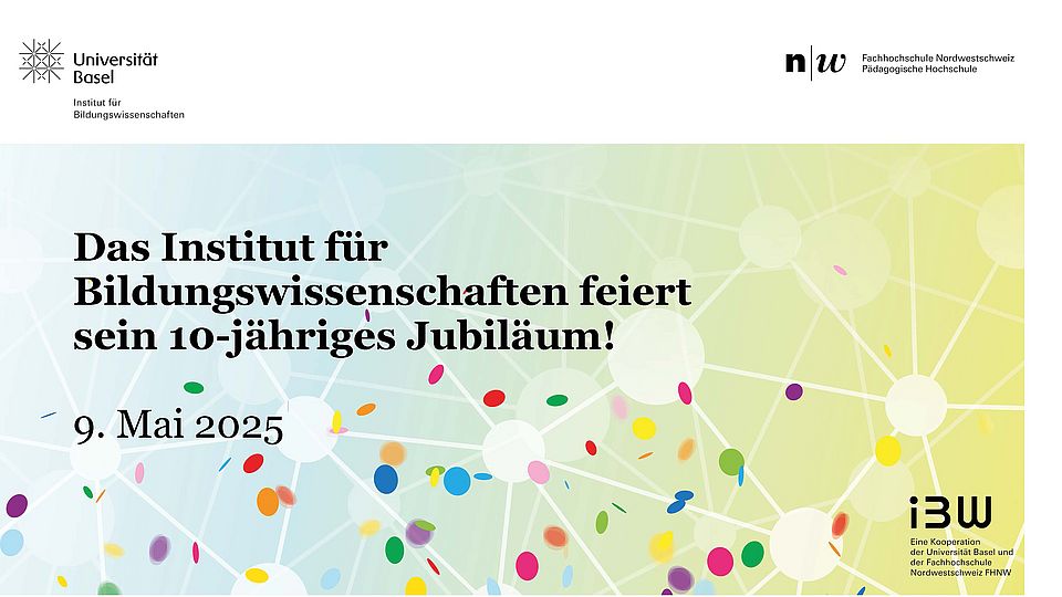 Bild mit Text: Das IBW feiert sein 10-jähriges Jubiläum!