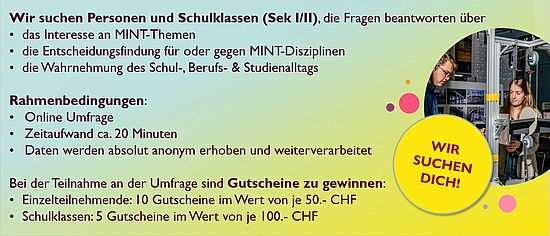 Screenshot vom Flyer mit Aufruf an die verschiedenen Personengruppen, die teilnehmen können