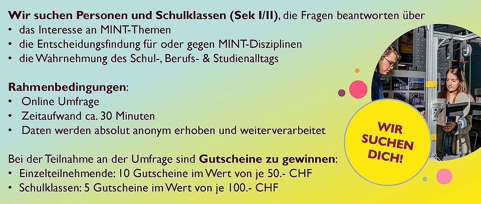 Screenshot vom Flyer mit Aufruf an die verschiedenen Personengruppen, die teilnehmen können