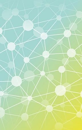 Schema di rete che ricorda i neuroni